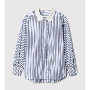 NWT Gap × DÔEN Organic Cotton Eyelet Big Shirt - XS